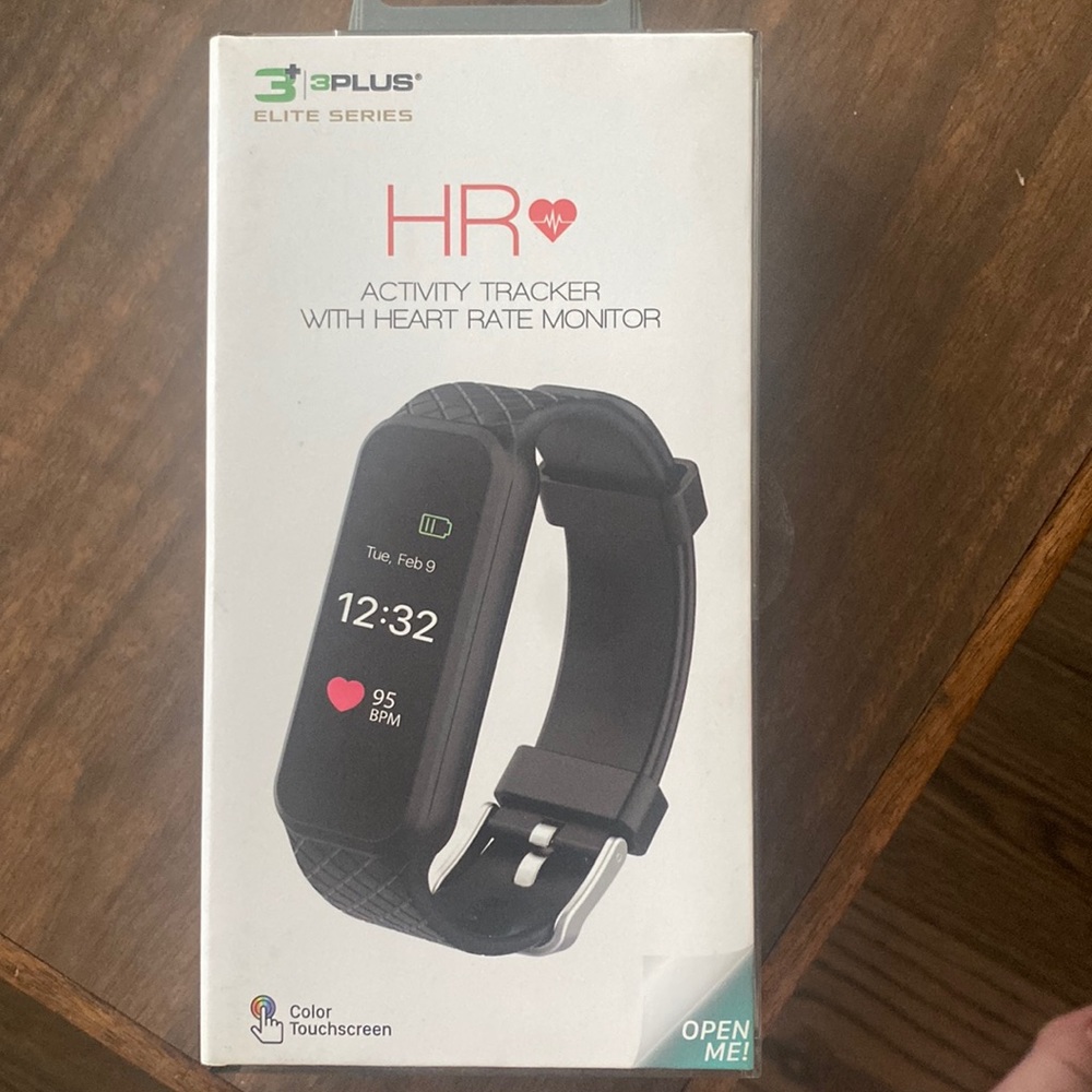 3 Plus HR Activity Tracker with Heart Rate Monitor